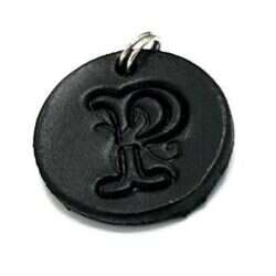 Handmade pendant from swedish quality leather