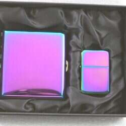 Gasoline / Oil Lighter with cigarett case - Gentelo