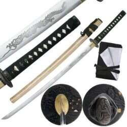Ten Ryu MC-3054 Hand forged samurai sword 40.5" overall