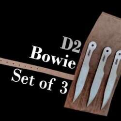 ACEJET - Bowie D2 - KASTKNIVAR - SET M. 3 KNIVAR - AV ADAM CELADIN