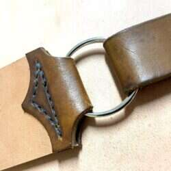 Handmade strigel / strap of Swedish leather from Tärnsjö