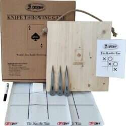 ACEJET - THROWING GAME MINI 2 - AV ADAM CELADIN - 3 KNIVAR + TAVLA