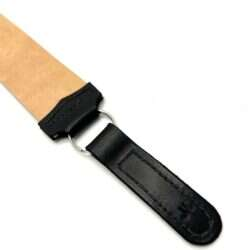 Handmade strigel / strap of Swedish leather from Tärnsjö - black