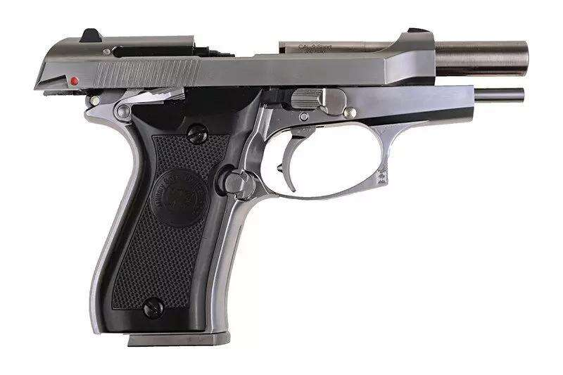 WE - M84 Mini pistol Replica - Silver - Gbb - 6mm airsoft 7 WE - M84 Mini pistol Replica - Silver - Gbb - 6mm airsoft