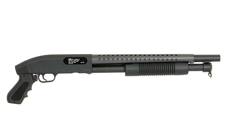 EE - M58B Pumphagel Replika Airsoft 6mm fjäderdrivet 5 EE - M58B Pump Shotgun Replica Airsoft 6mm spring operated