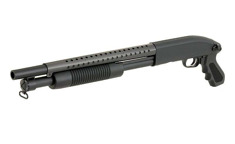 EE - M58B Pumphagel Replika Airsoft 6mm fjäderdrivet 7 EE - M58B Pump Shotgun Replica Airsoft 6mm spring operated
