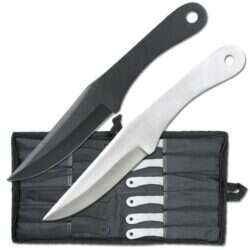 PERFECT POINT - PAK-712-12 - Throwing Knife Set 8.5" Overall