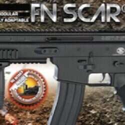 Airsoft Replica of FN SCAR-L spring Black 6mm