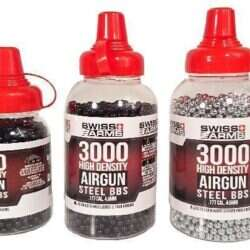 Swiss Arms - black Steel BB - High Density - 1500 pcs