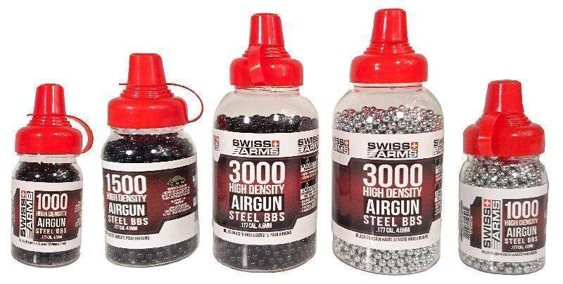 Swiss Arms - black Steel BB - High Density - 1500 pcs 4 Swiss Arms - black Steel BB - High Density - 1500 pcs