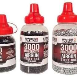 Swiss Arms - black Steel BB - High Density - 1000 pcs