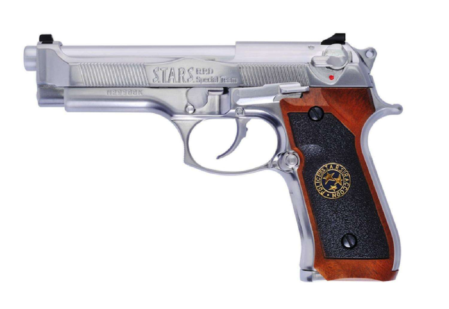 airsoft M92 Biohazard Samurai Edge Silver Gbb 3 airsoft M92 Biohazard Samurai Edge Silver Gbb