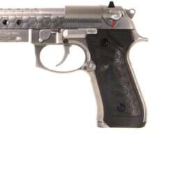 airsoft M92 Hex cut Silver Gas hopup