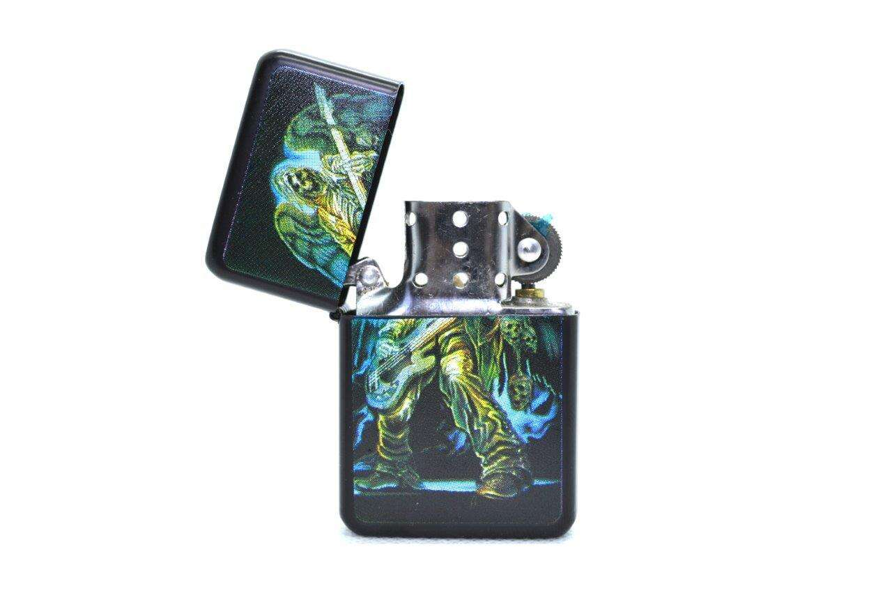 Gasoline / Oil Lighter - Gentelo - Rocker skull 1 Gasoline / Oil Lighter - Gentelo - Rocker skull