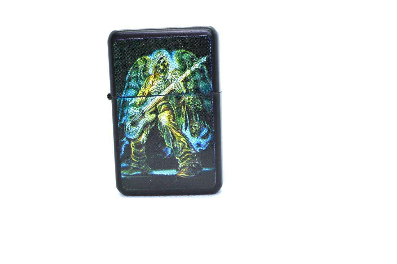 Gasoline / Oil Lighter - Gentelo - Rocker skull 4 Gasoline / Oil Lighter - Gentelo - Rocker skull