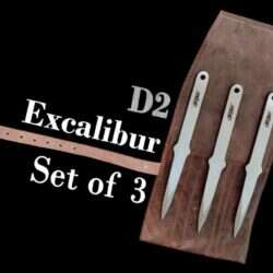 ACEJET - Excalibur D2 - KASTKNIVAR - SET M. 3 KNIVAR - AV ADAM CELADIN