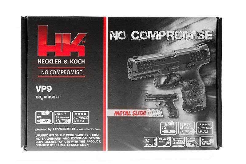 UMAREX - H&K VP9 - co2 Airsoft Replica 6mm blowback 5 UMAREX - H&K VP9 - co2 Airsoft Replica 6mm blowback