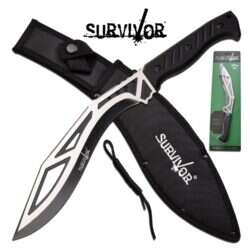 Survivor - WACKO WEDGE - Fixed Blade Knife (Clamshell) - SV-FIX015CS