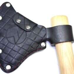 Protective Axe-sheat - fitts cold steel norse hawk - 100% handmade in Sweden - Swedish vegtan leather