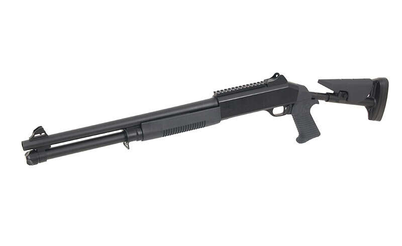 EE - TRI-SHOT M56DL Pump shotgun - Black 6mm airsoft 4 EE - TRI-SHOT M56DL Pump shotgun - Black 6mm airsoft