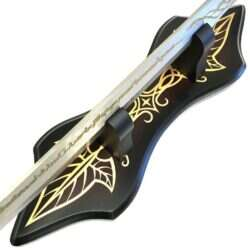 Fantasy Sword - Elf sword with text and tablestand