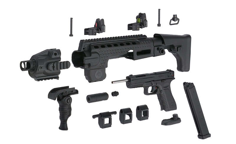 APS - SMG conversion kit incl Black hornet full auto 6mm airsoft Co2 5 APS - SMG conversion kit incl Black hornet full auto 6mm airsoft Co2