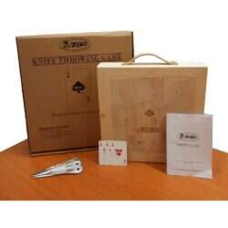 ACEJET - THROWING GAME MINI PRO PLUS - BY ADAM CELADIN - 6 KNIFES + TARGET