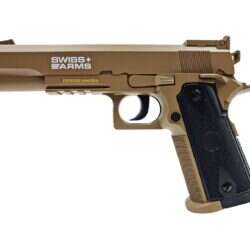 Swiss Arms - SA1911 Match Tan - co2 - 4,5mm - Airgun Replica - NBB