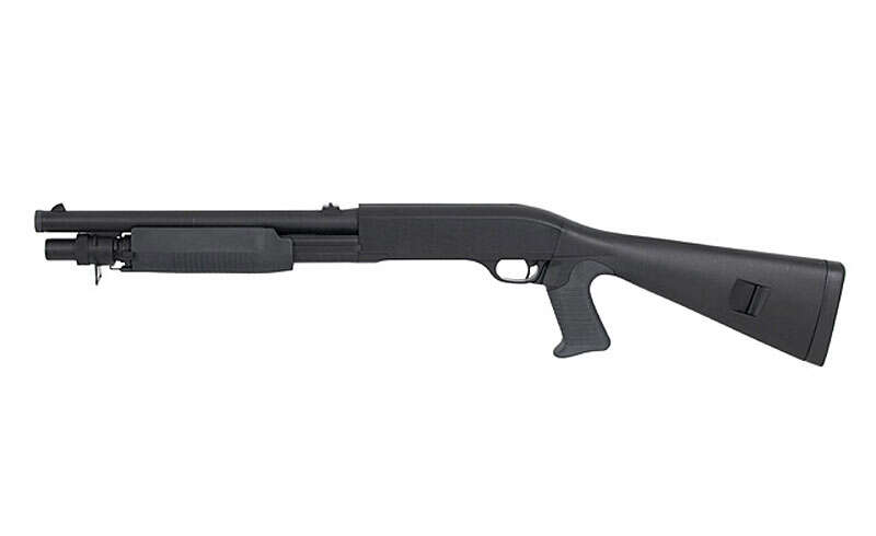 EE - TRI-SHOT M56A Pump shotgun - Black 6mm airsoft 3 EE - TRI-SHOT M56A Pump shotgun - Black 6mm airsoft