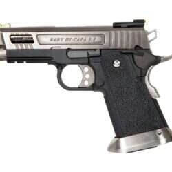 WE - Hi-Capa 3.8 Force Velociraptor pistol Replica Silver - Gbb airsoft 6mm