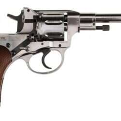 Gletcher NGT F Silver - Nagant Revolver Airgun 4.5mm co2 Replica