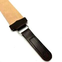 Handmade strigel / strap of Swedish leather from Tärnsjö - dark brown