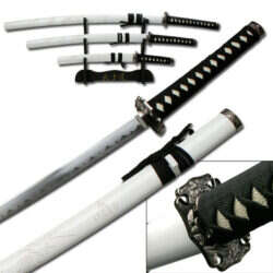 BladesUSA - 3 Piece Sword Set with Display Stand - YK-58WD4