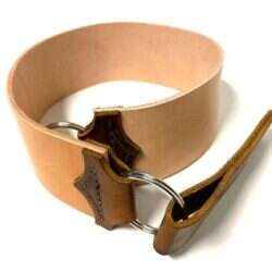 Handmade strigel / strap of Swedish leather from Tärnsjö - natural