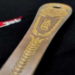 Acejet - Stinger D2 GRIZZLY - 24K GOLD - THROWING KNIFE - BY ADAM CELADIN