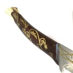 Fantasy Sword - Elf sword with text and scabbard