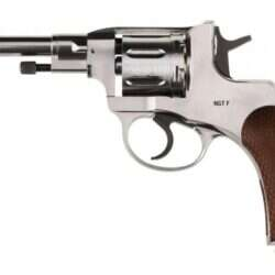 Gletcher NGT F Silver - Nagant Revolver Airgun 4.5mm co2 Replica