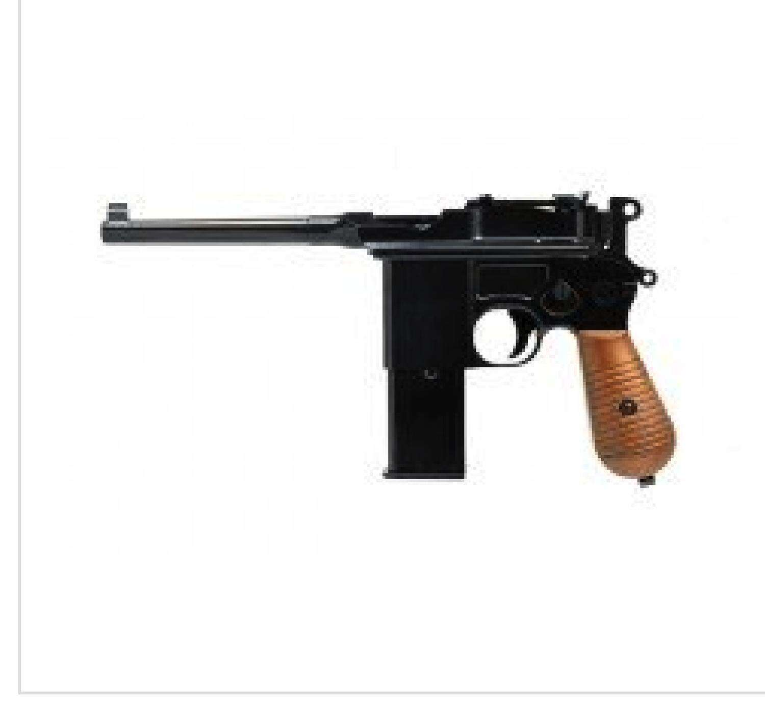 WE - Replica C96 Broomhandle Mauser - Airsoft - 6mm - Full Auto 3 WE - Replica C96 Broomhandle Mauser - Airsoft - 6mm - Full Auto