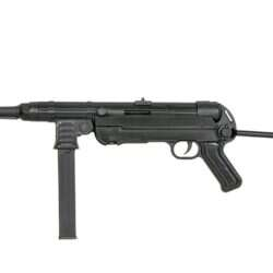 MP40 Full Metal AEG Submachine Gun Replica - Black [AGM]