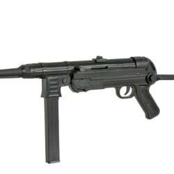 MP40 Full Metal AEG Submachine Gun Replica - Black [AGM]