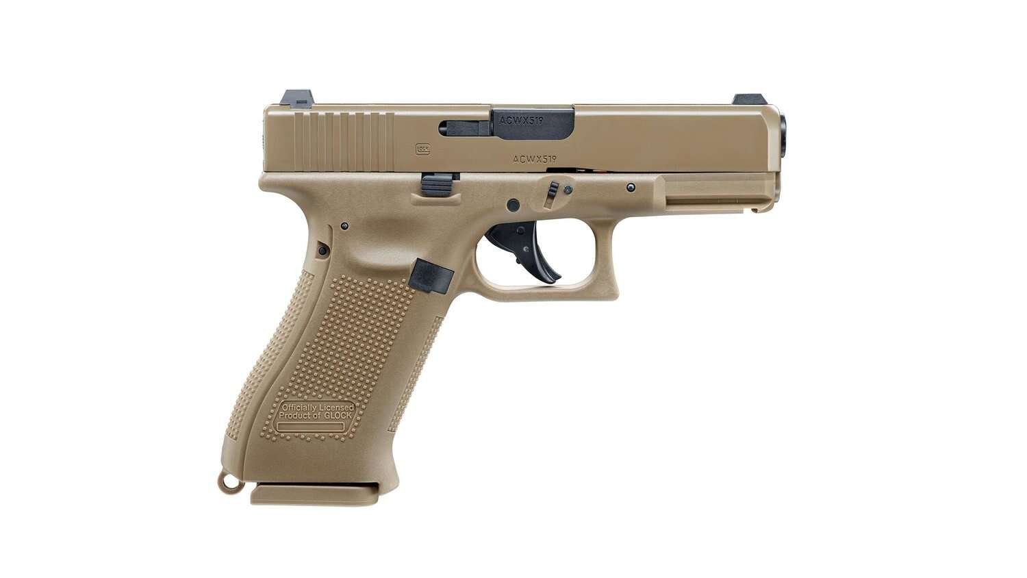 Glock 19X 4.5mm Co2 steel bb airgun - Blowback 5 Glock 19X 4.5mm Co2 steel bb airgun - Blowback
