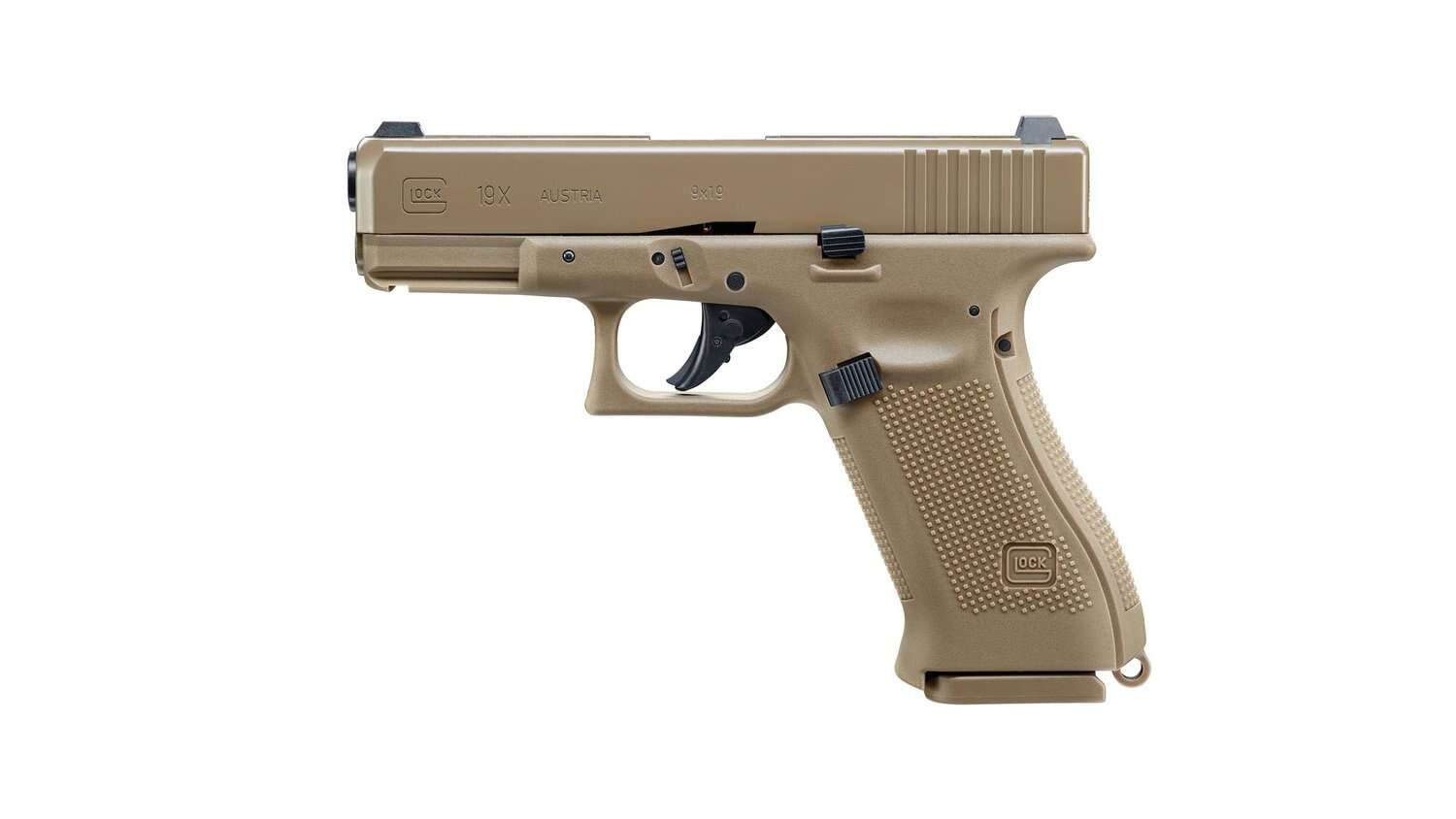 Glock 19X 4.5mm Co2 steel bb airgun - Blowback 3 Glock 19X 4.5mm Co2 steel bb airgun - Blowback
