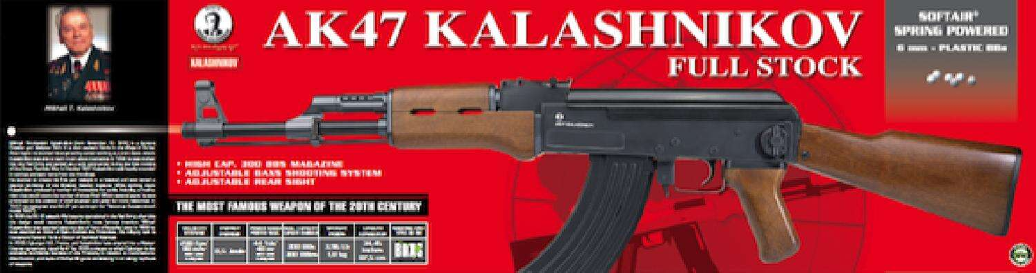 Airsoft Replica of AK47 Kalashnikov fullstor 6mm fjäder 4 Airsoft Replica of AK47 Kalashnikov fullstor 6mm fjäder