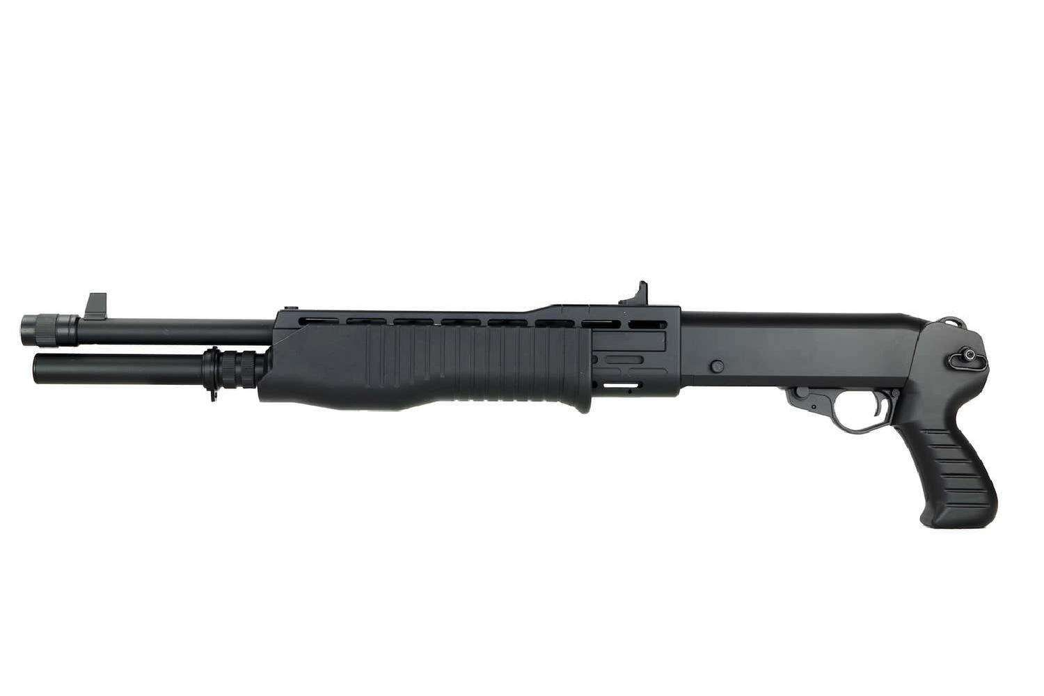 SPAS-12 Replica Airsoft Shotgun - Double Eagle - 6mm - tri-shot - 3 barrels