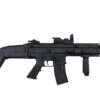 airsoft FN Scar AEG (svart) + 500bb polybag (Green Clear)